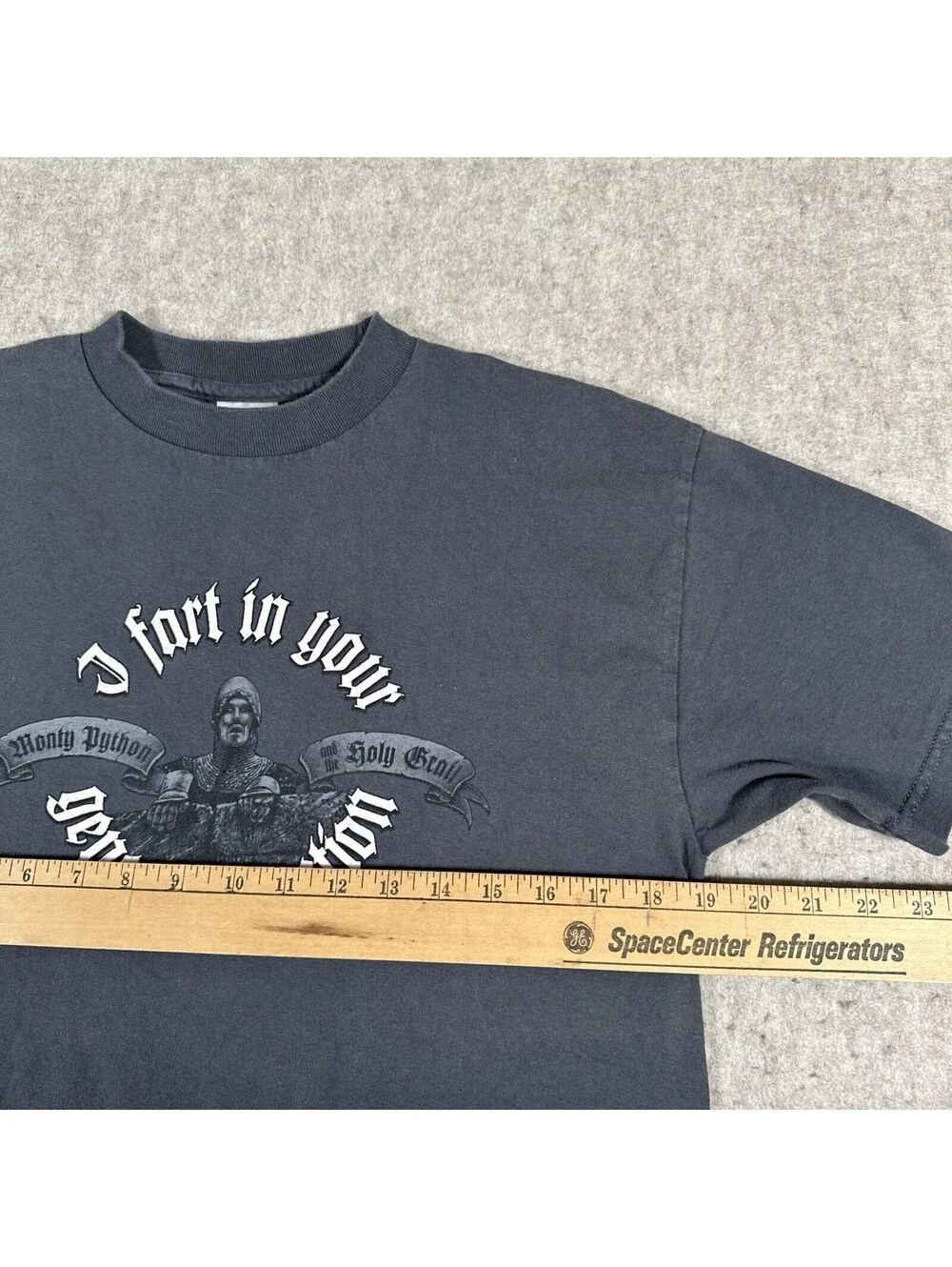 Vintage Monty Python Holy Grail Shirt Small? Fart General Direction Funny Movie